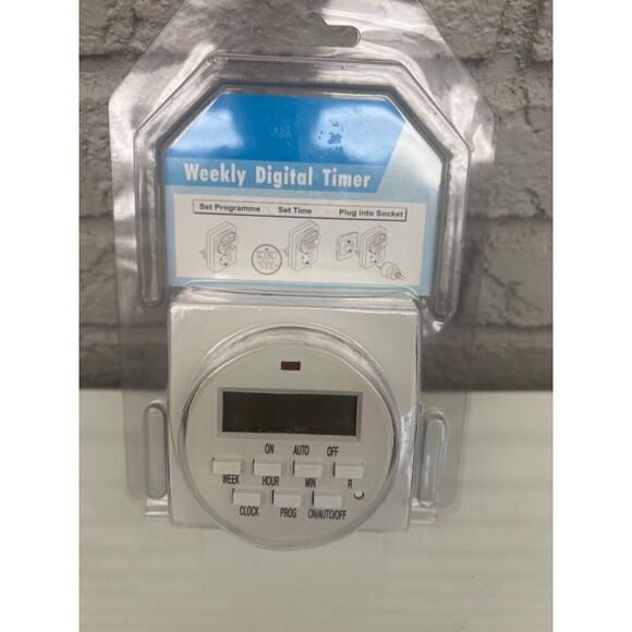 Digital Program Timer Weekly with Dual Outlet - Picture 2 of 6